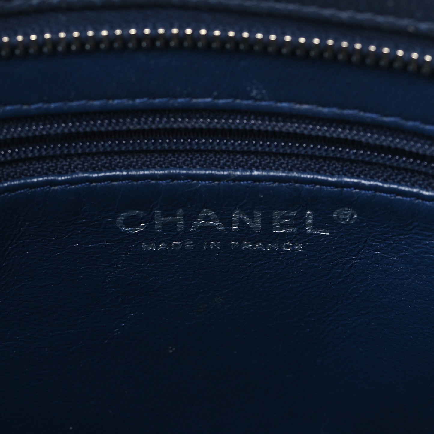 Caviar Quilted Medallion Tote Blue