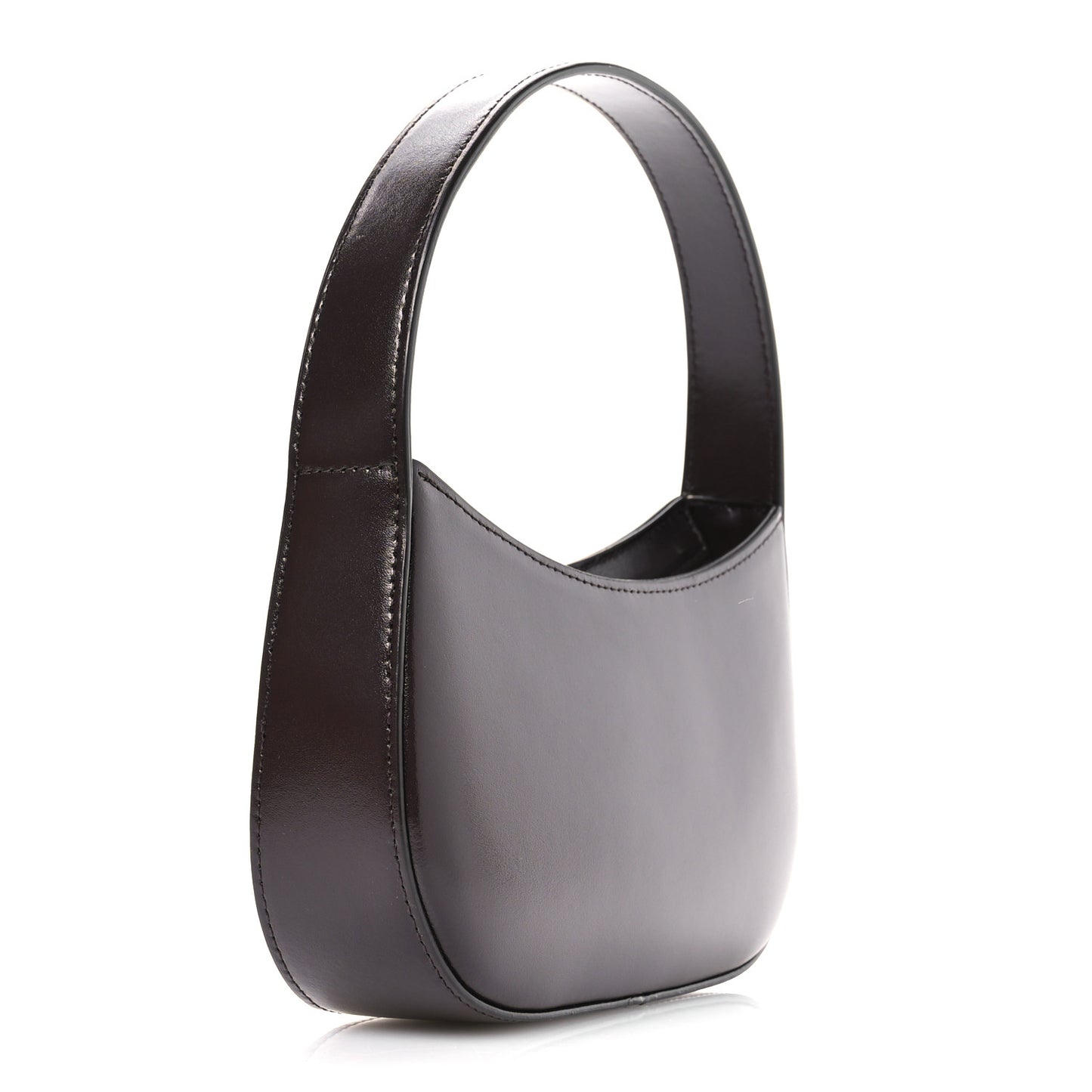 Calfskin Bonbon Top Handle Bag Aubergine