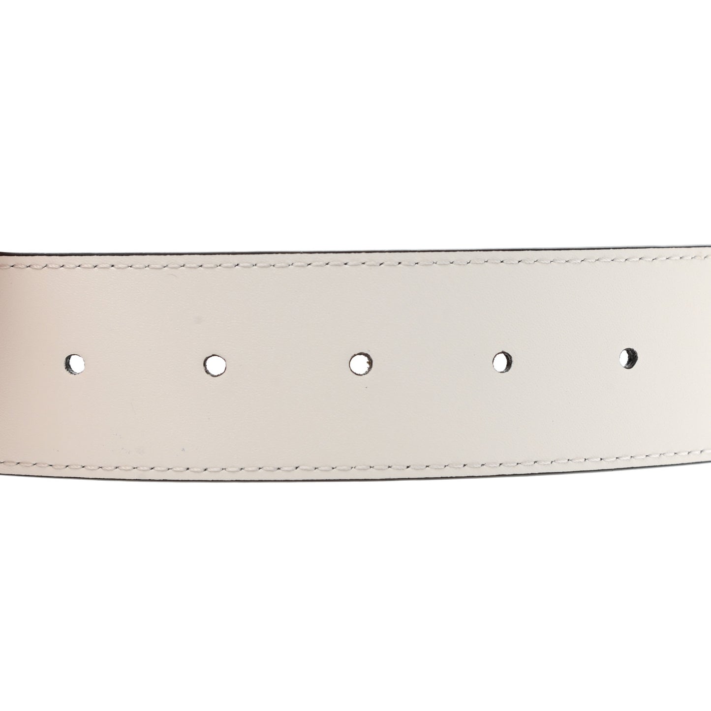Vitello Liberty F is Fendi Bi-Color Reversible Belt 85 Caramello White
