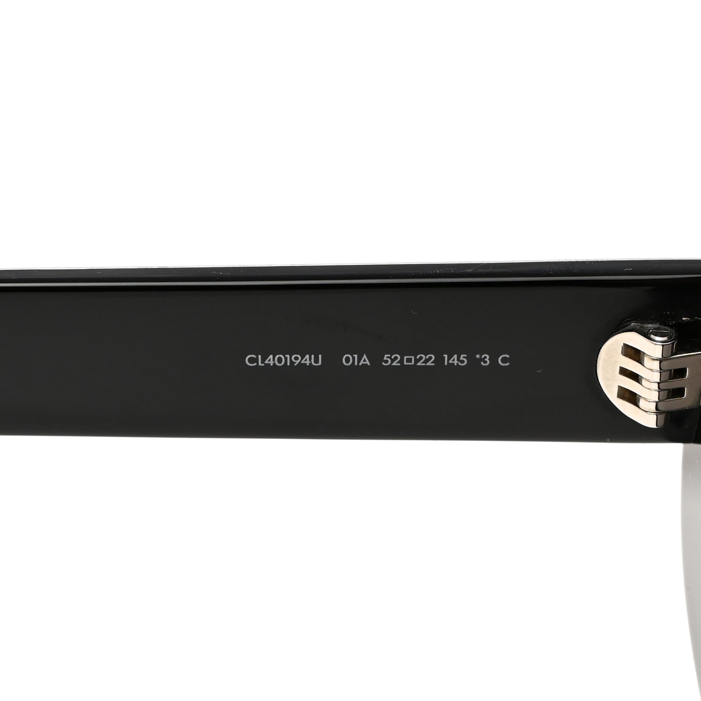 Acetate Triomphe 01 Sunglasses CL 40194U Black
