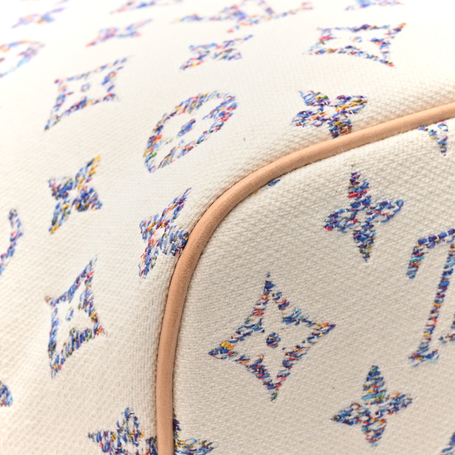 Louis Vuitton Monogram Jacquard Neverfull MM Multicolor Beige 16 of 17