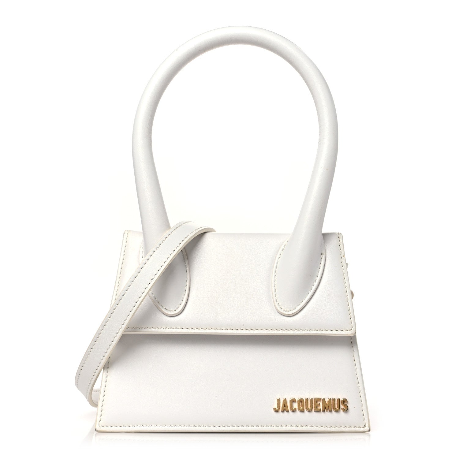 Jacquemus Smooth Calfskin Le Chiquito Moyen White 1 of 9