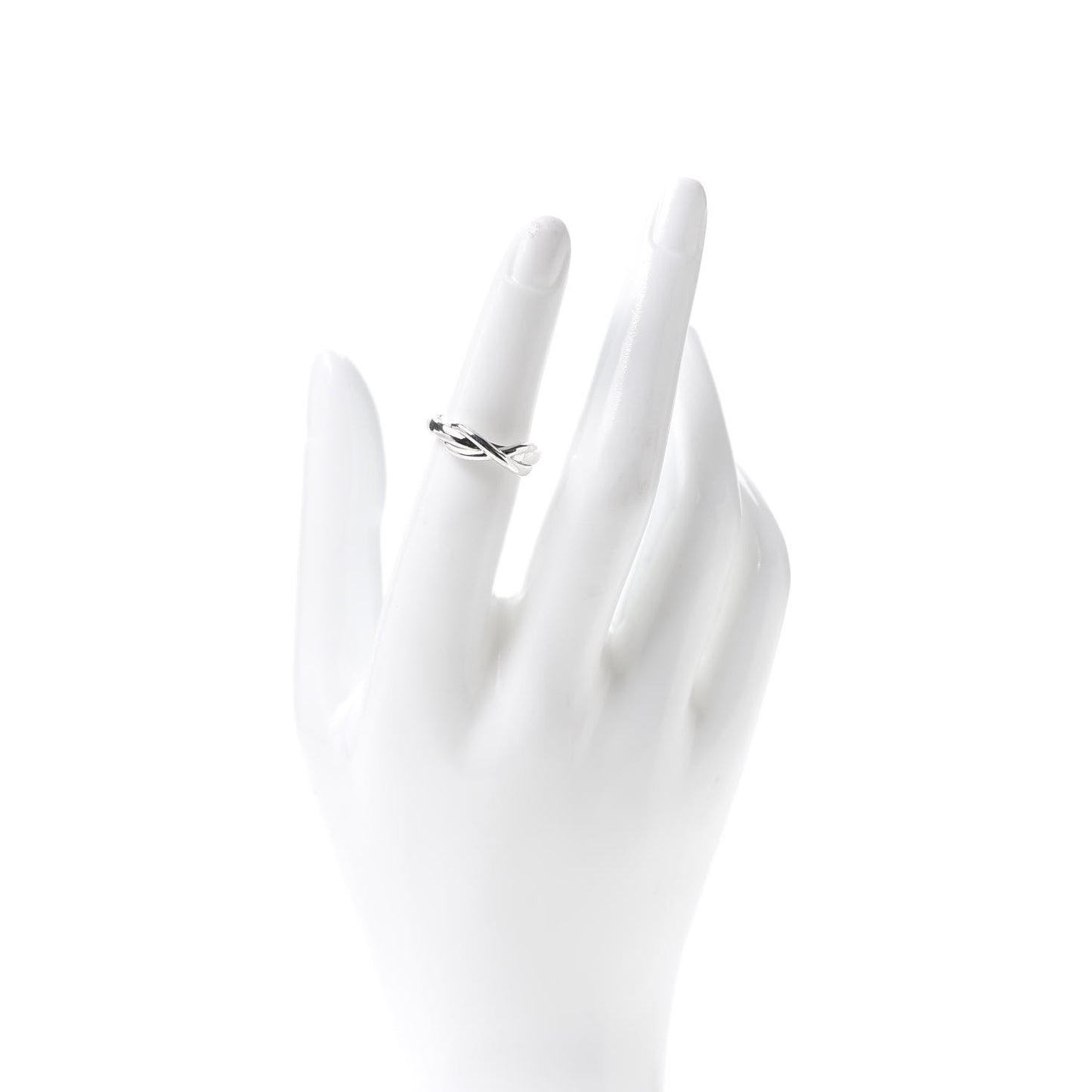 Sterling Silver Narrow Infinity Ring 49 4.75