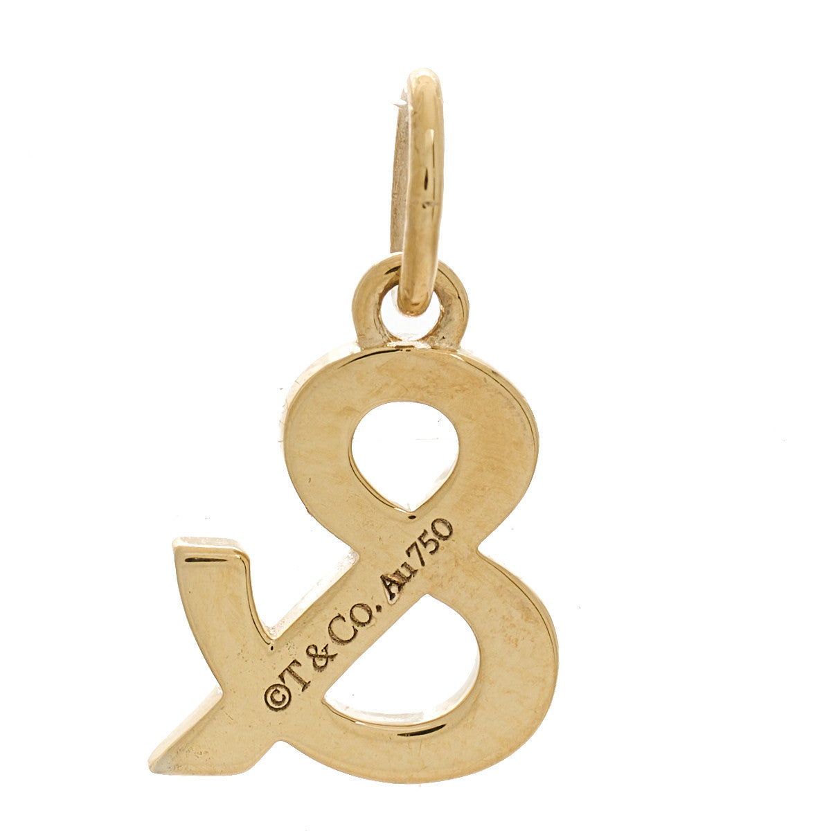 18K Yellow Gold Ampersand Pendant