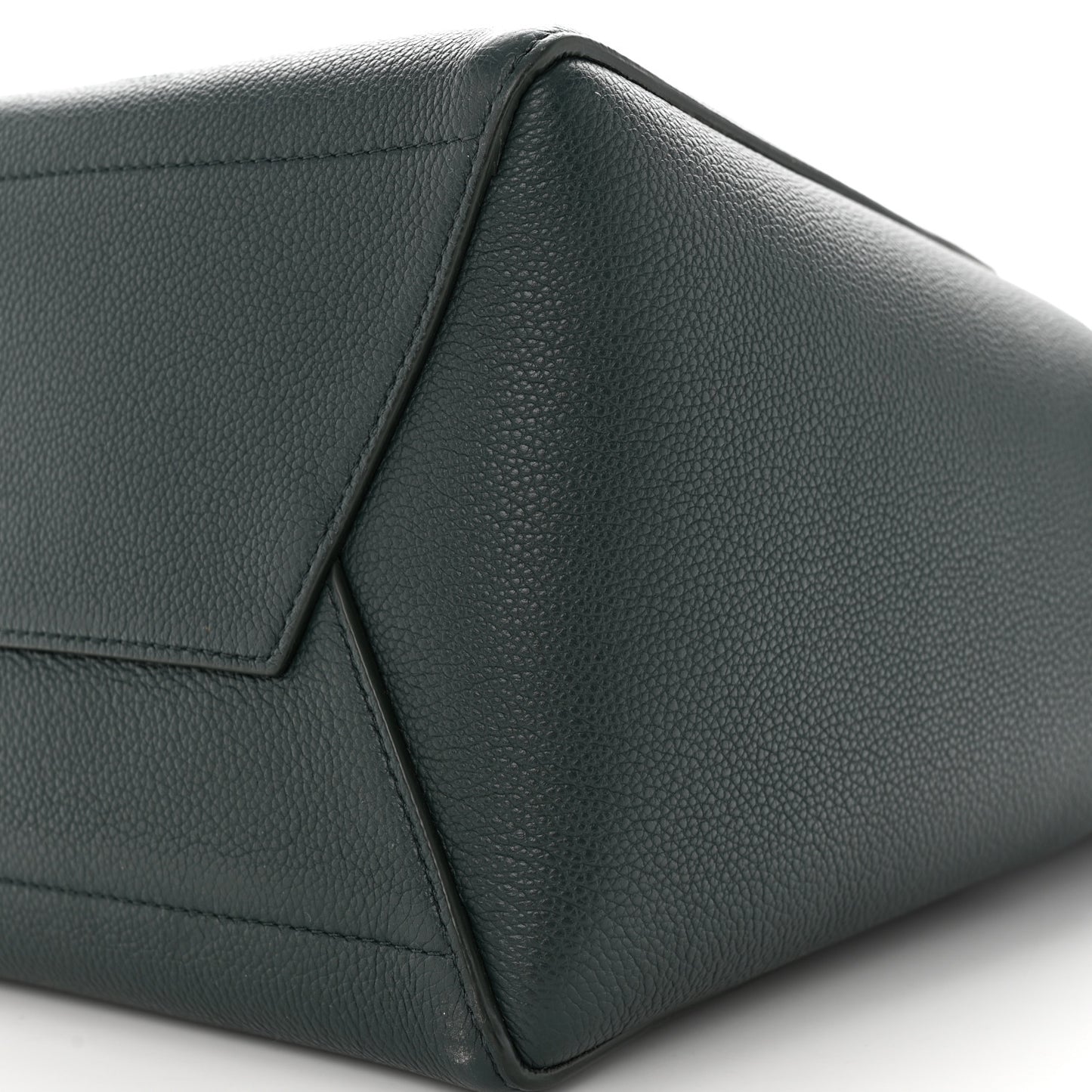 Soft Grained Calfskin Sangle Bucket Bag Amazone