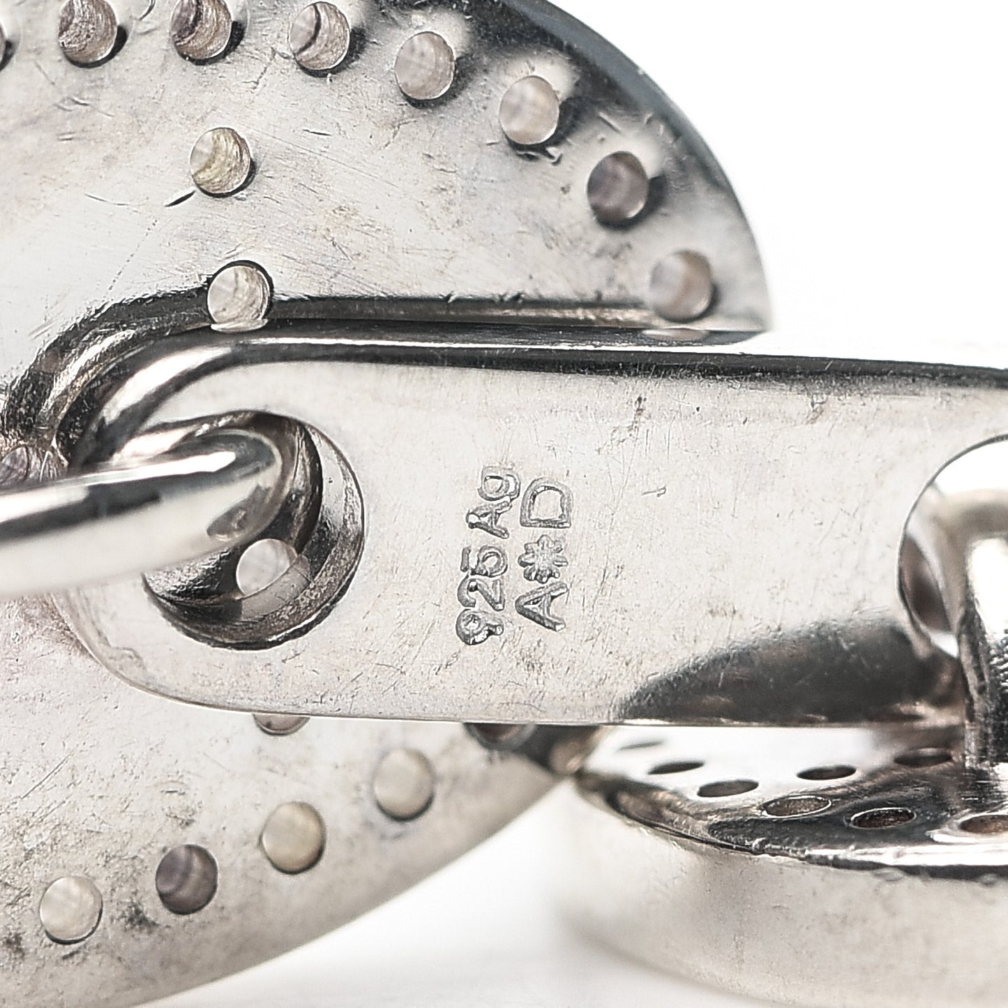 Sterling Silver Oval Cufflinks