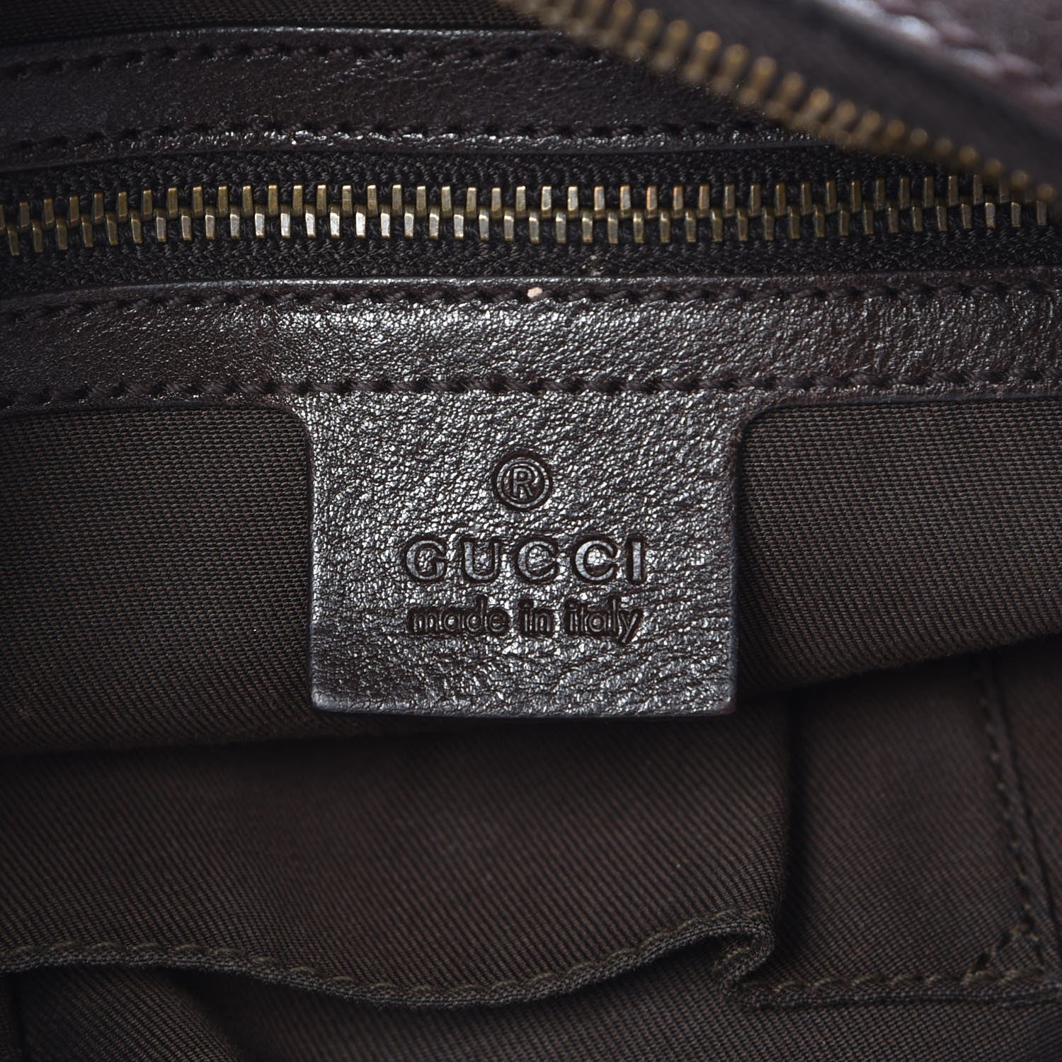 Gucci Monogram Medium Interlocking Hobo Dark Brown 6 of 8
