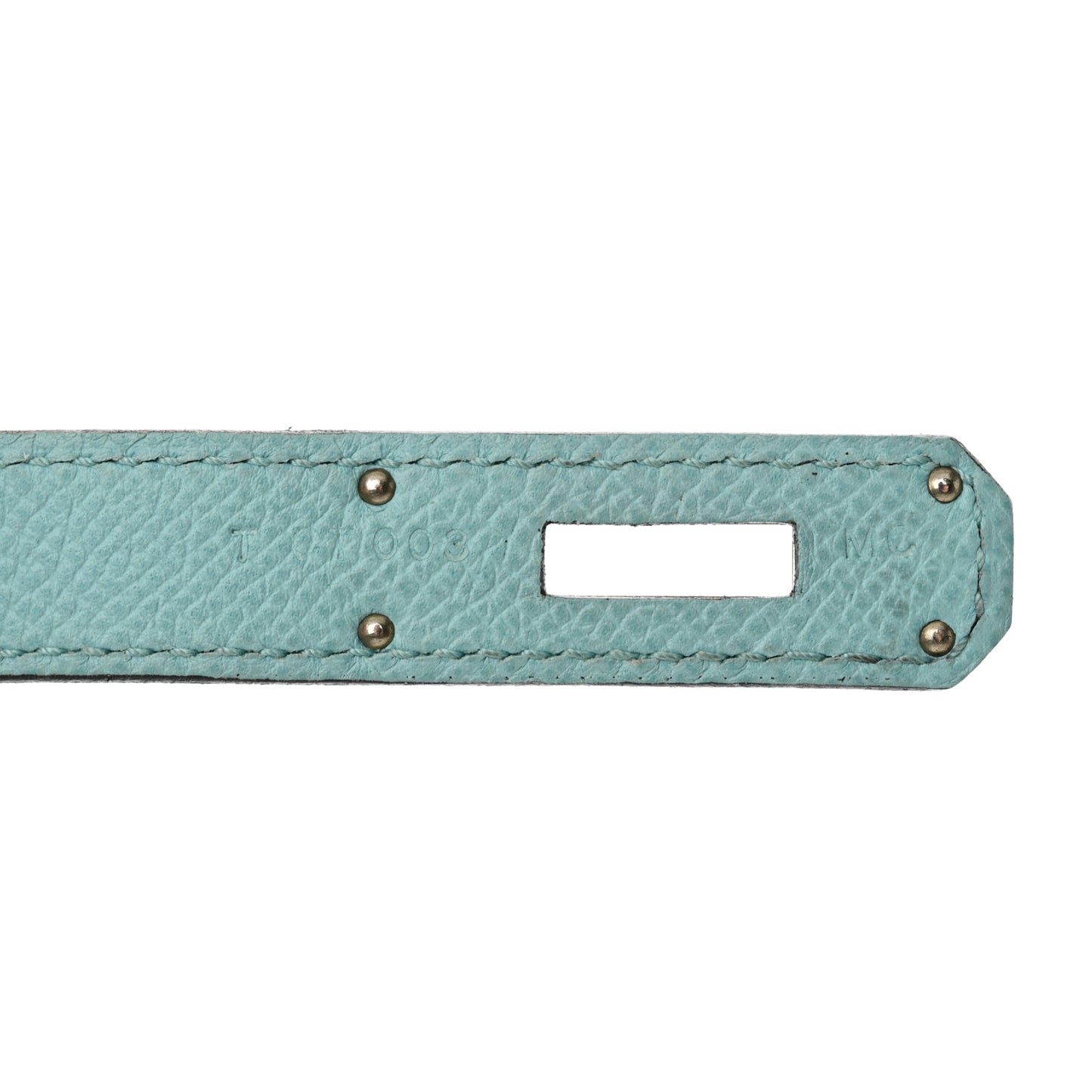 Epsom Birkin 35 Bleu Atoll