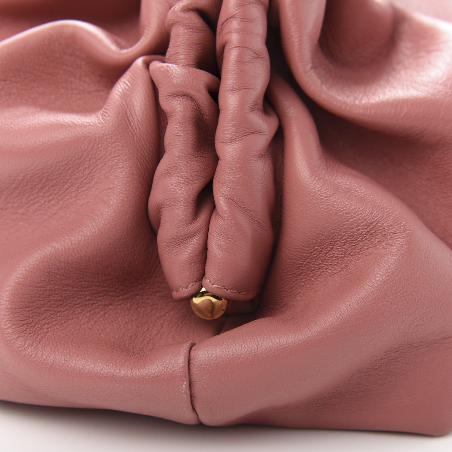 Lambskin Cloud Clutch Blush