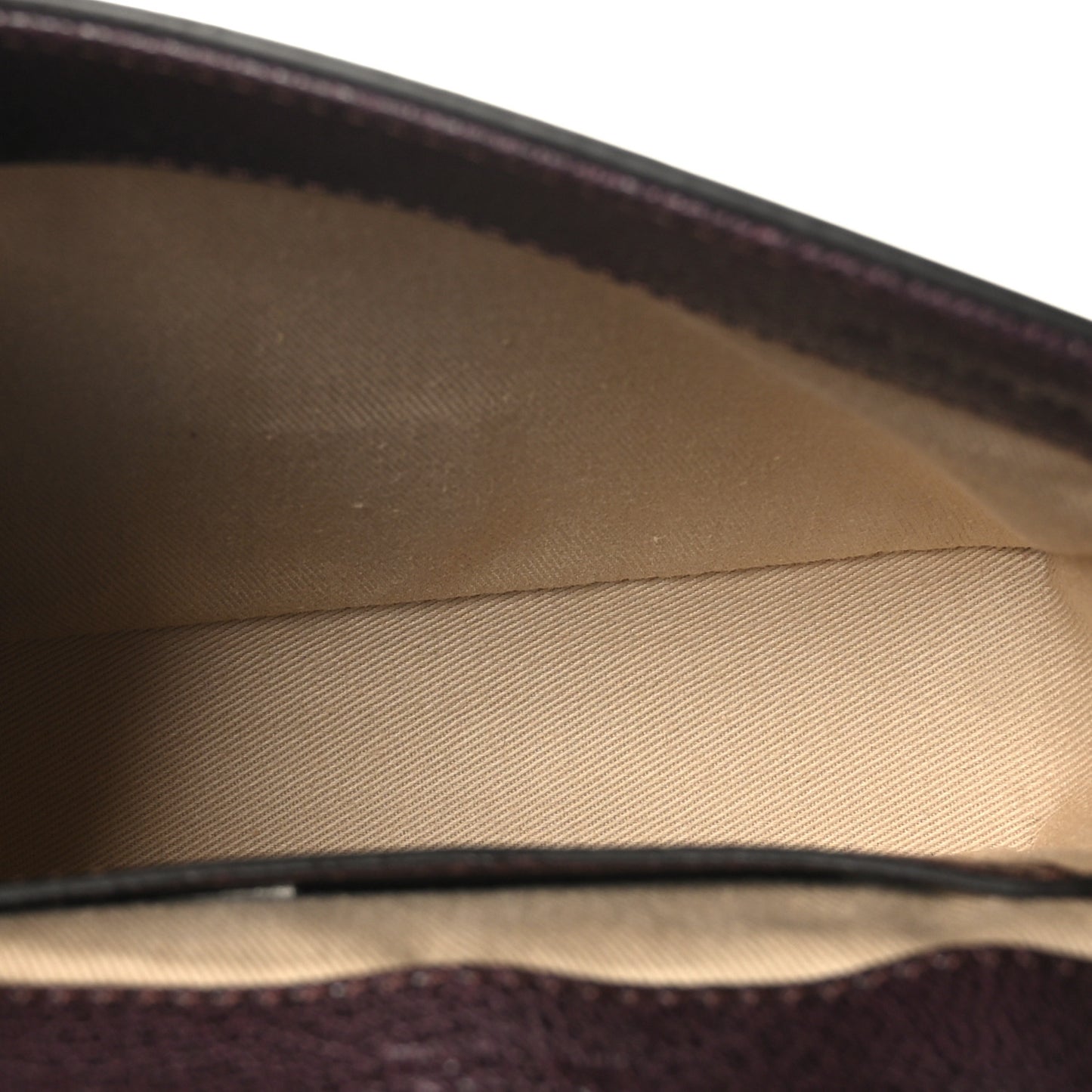 Shiny Calfskin Sequin Mini C Double Carry Brown Multicolor