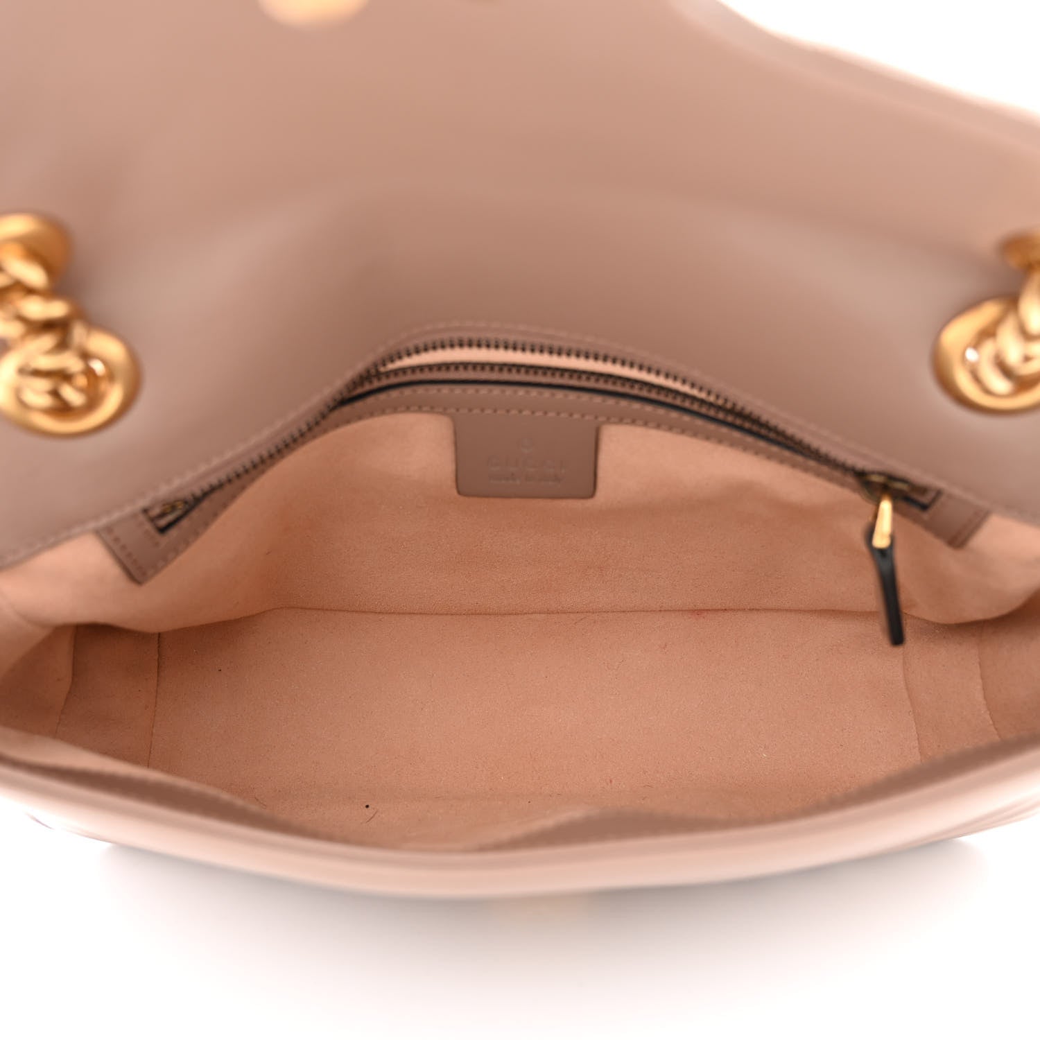 Gucci Calfskin Matelasse Small GG Marmont Shoulder Bag Porcelain Rose 5 of 11