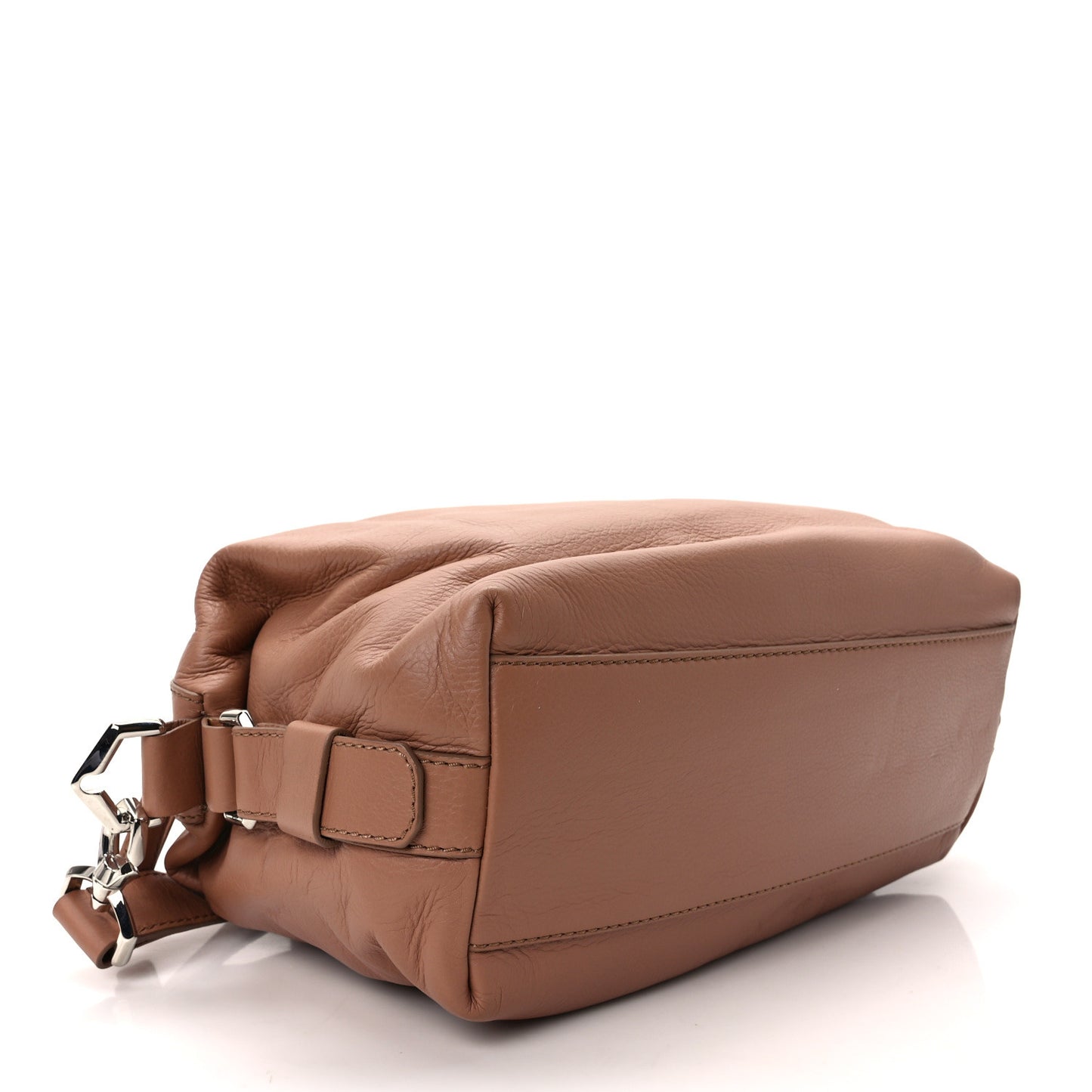 Waxy Grained Calfskin Small Nightingale Caramel
