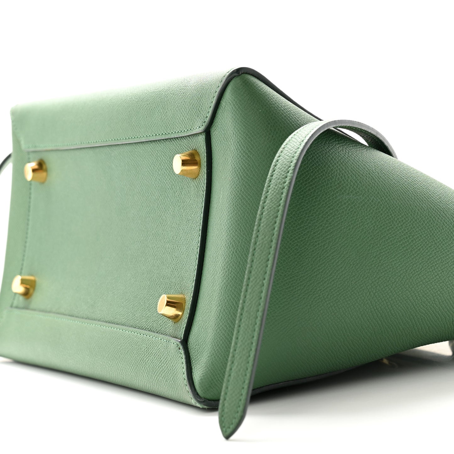 Grained Calfskin Mini Belt Bag Mint