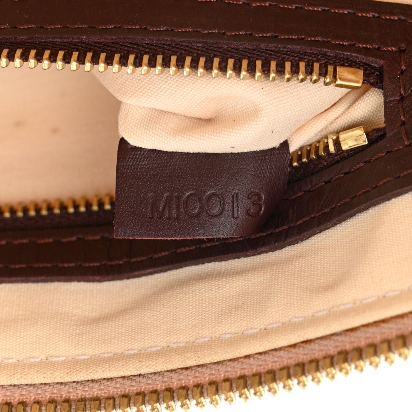 Mini Monogram Alma Long Cherry