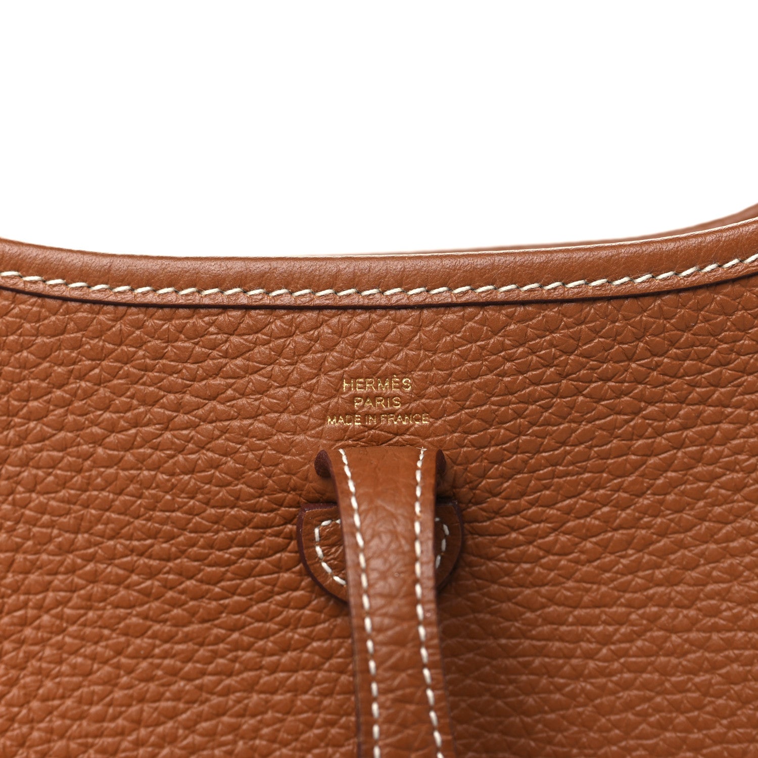 Hermes Taurillon Clemence Evelyne TPM Gold 6 of 10