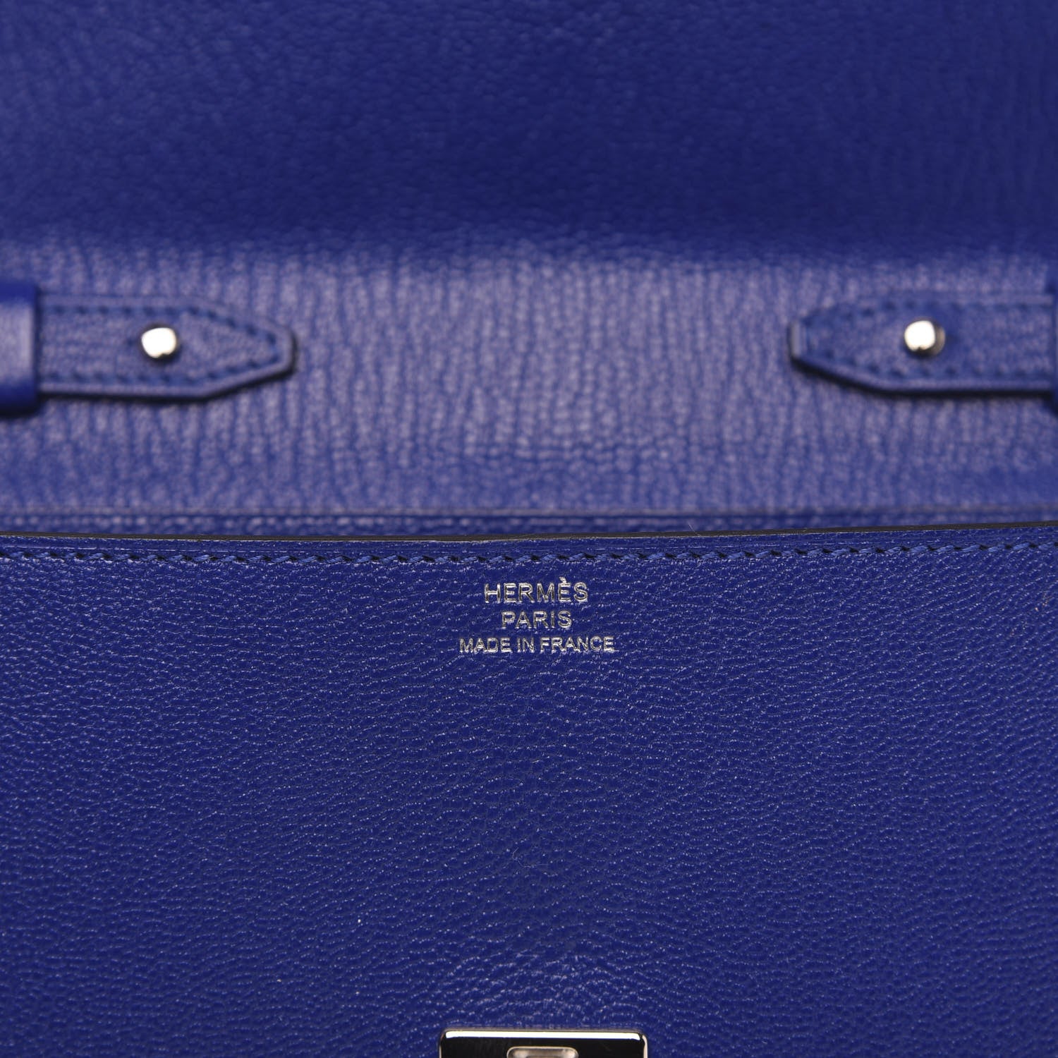 Hermes Chevre Mysore Clic 16 Wallet Bleu Electrique 6 of 9
