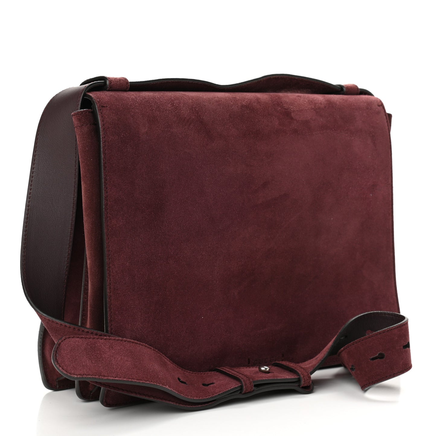 Suede Medium Dionysus Messenger Bag Bordeaux
