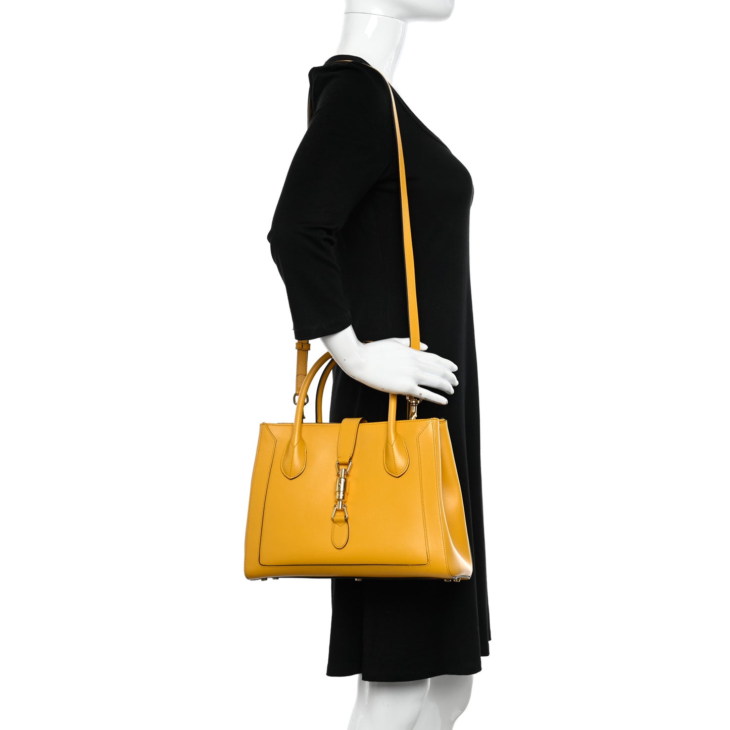 Boarded Plutone Calfskin Medium Jackie 1961 Tote Crop