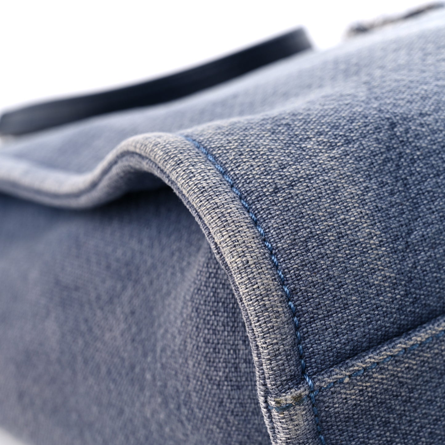 Canvas Small Deauville Tote Blue