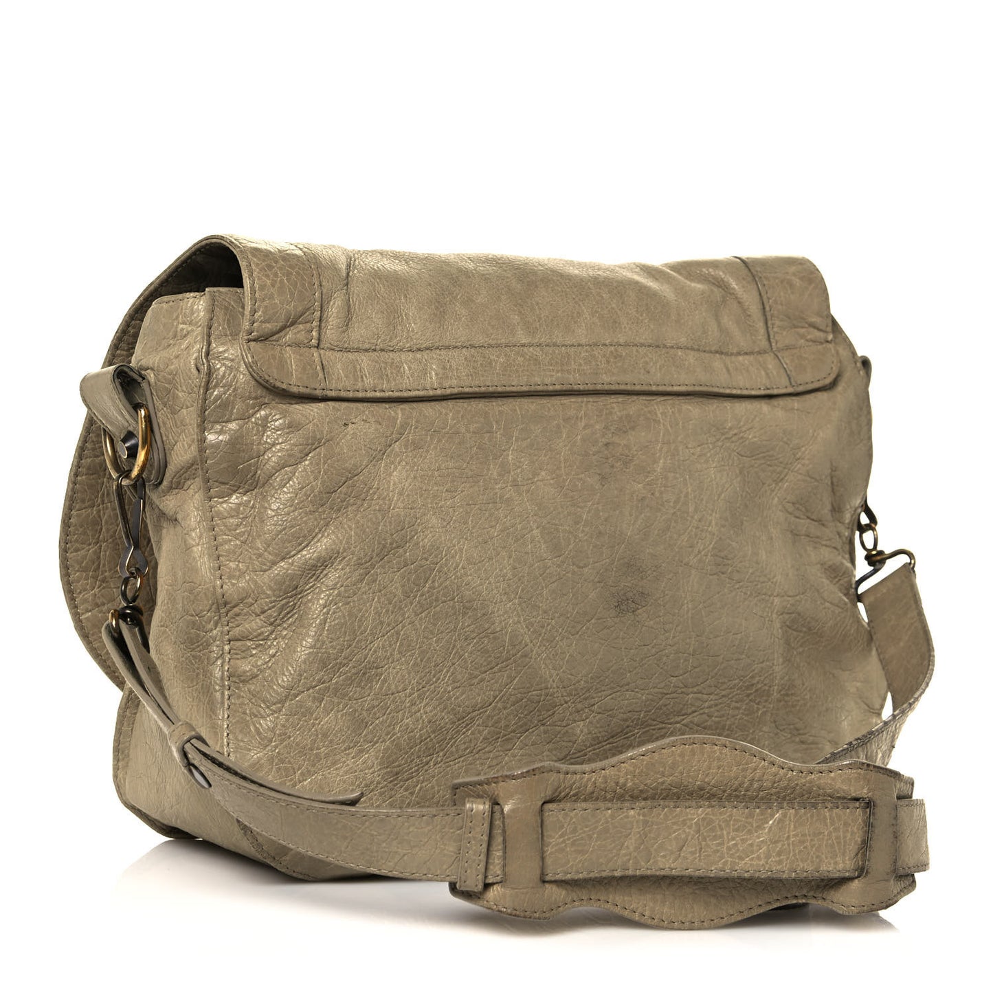 Agneau Classic Hardware Neo Folk Messenger Beige Latte