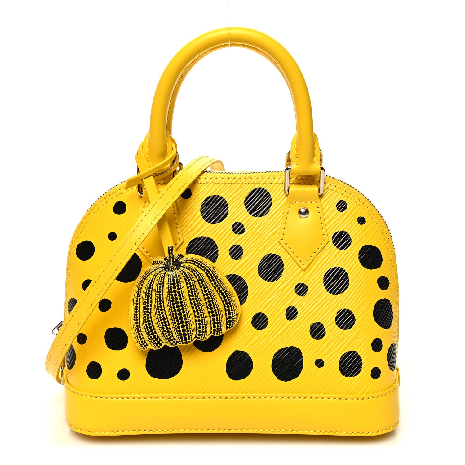 Louis Vuitton LV X YK Epi Alma BB Yellow Black 1 of 10