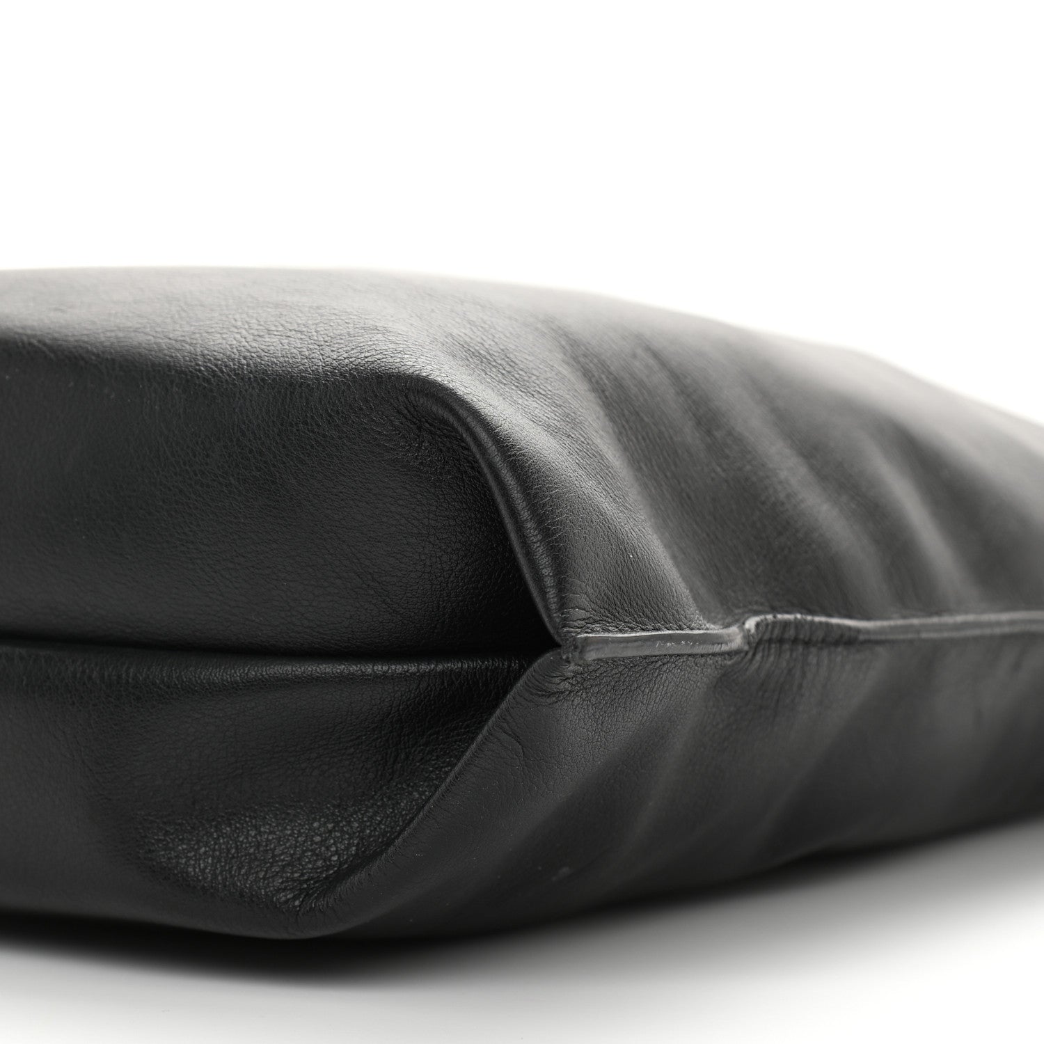 Balenciaga Calfskin Printed Kitten Plastic Bag Shopper S Black 10 of 10