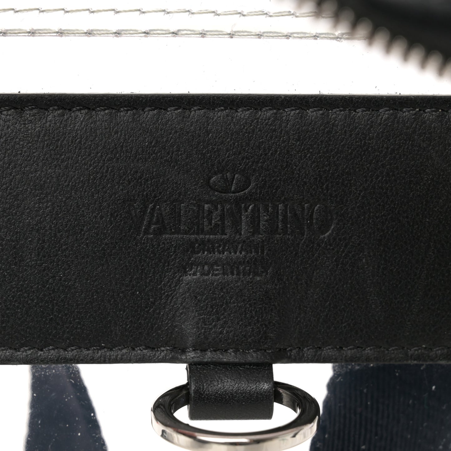 PVC VLTN Belt Bag Black