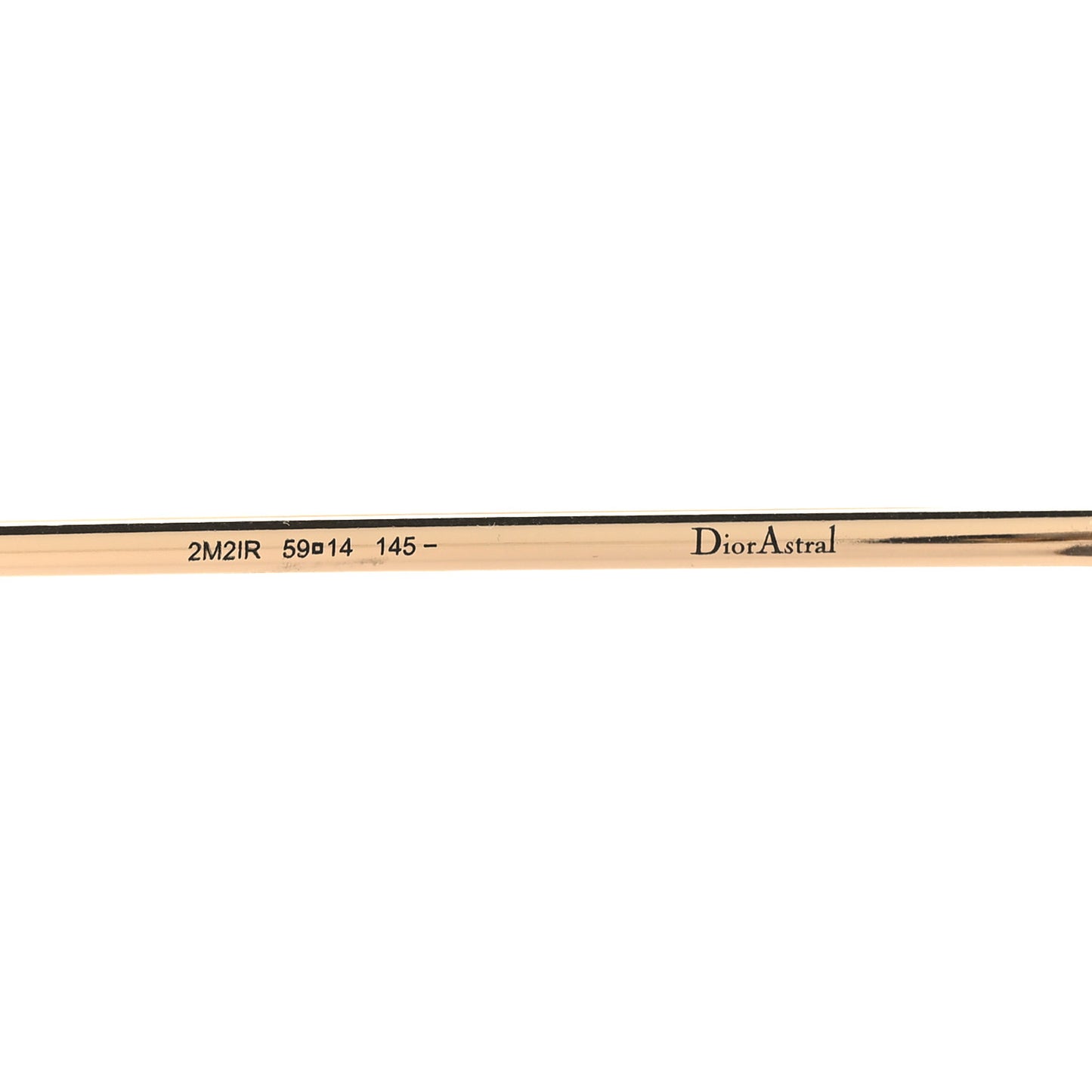 Metal DiorAstral Aviator Sunglasses Gold