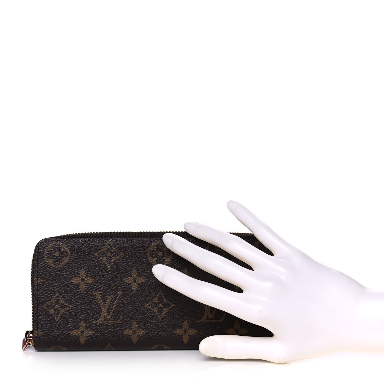 Louis Vuitton Monogram Clemence Wallet Fuchsia 2 of 12