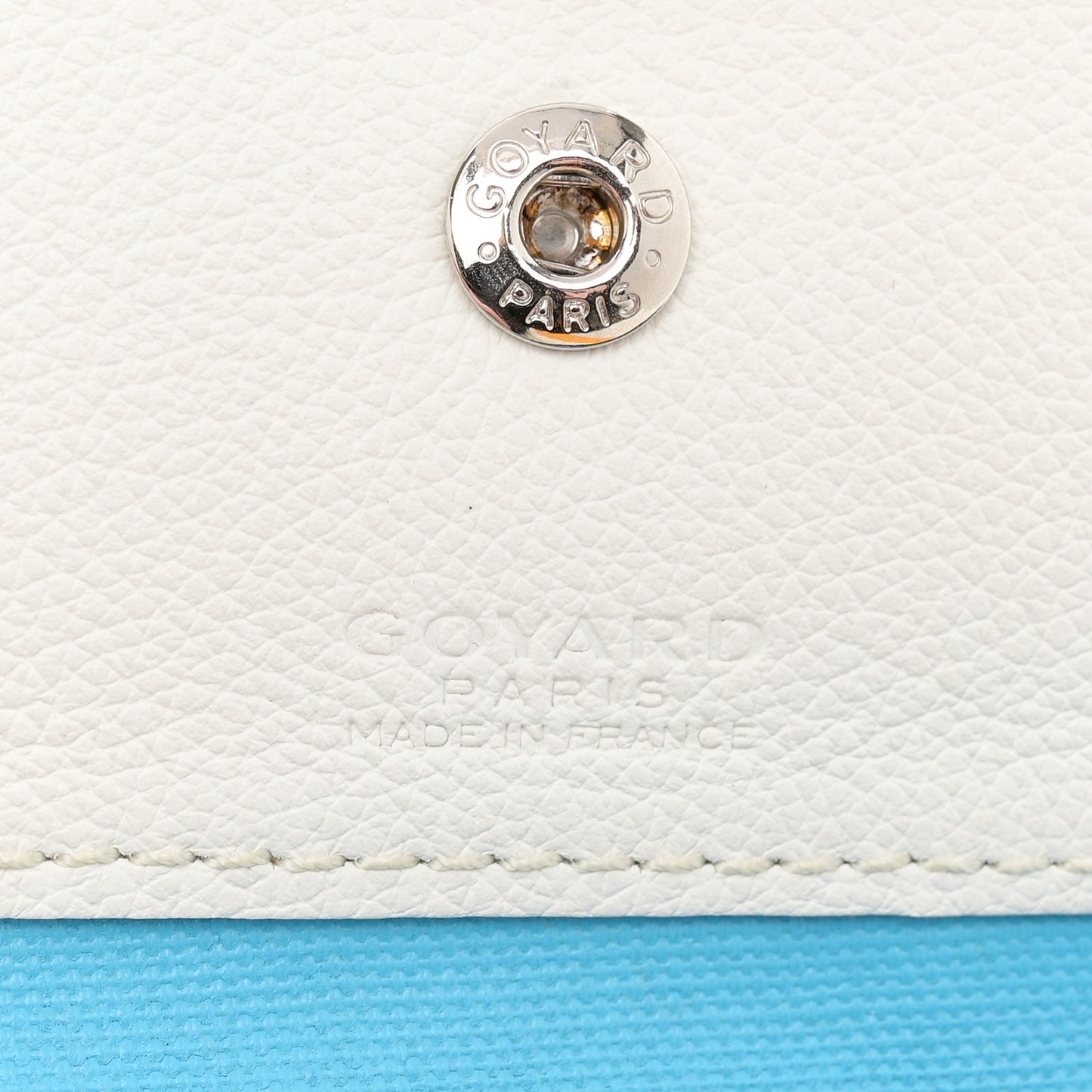 Goyardine Saint Louis Claire Voie GM White Opaline