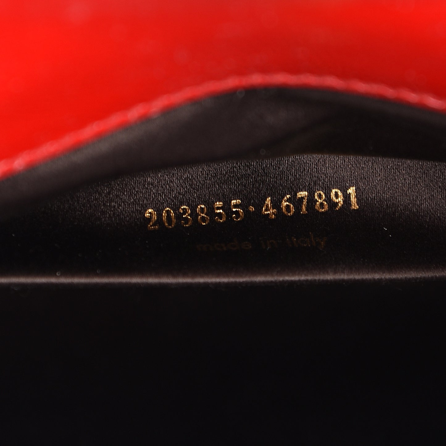 Textured Patent Monogram Large Belle De Jour Clutch Red