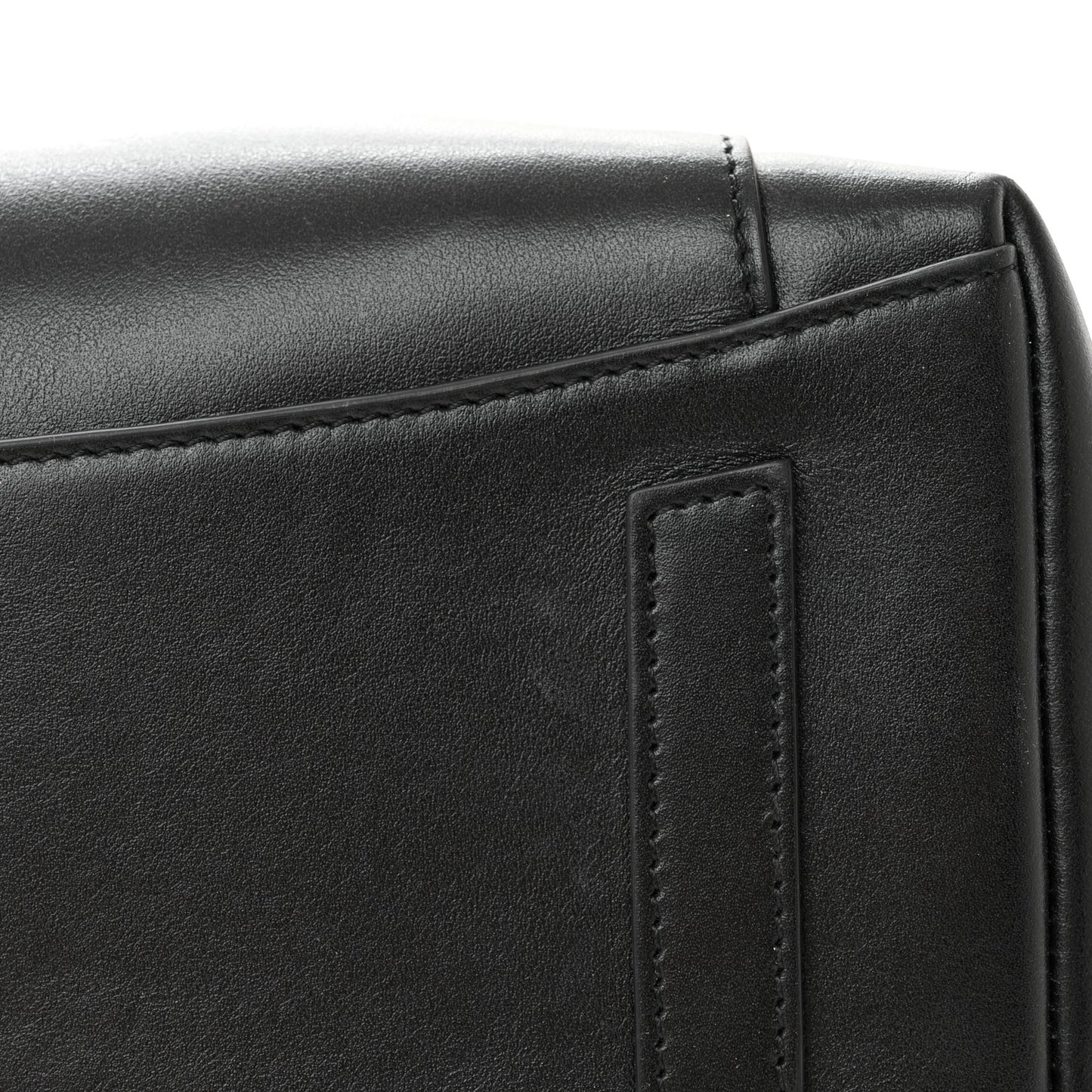 Box Calfskin Small Antigona Sport Top Handle Bag Black