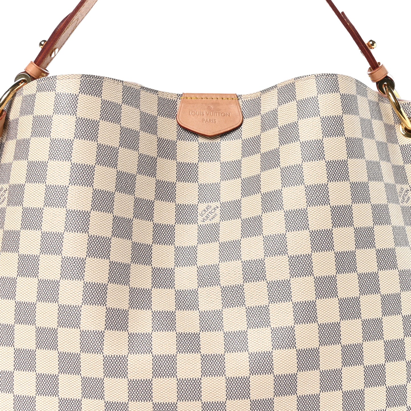 Damier Azur Graceful MM Rose Ballerine