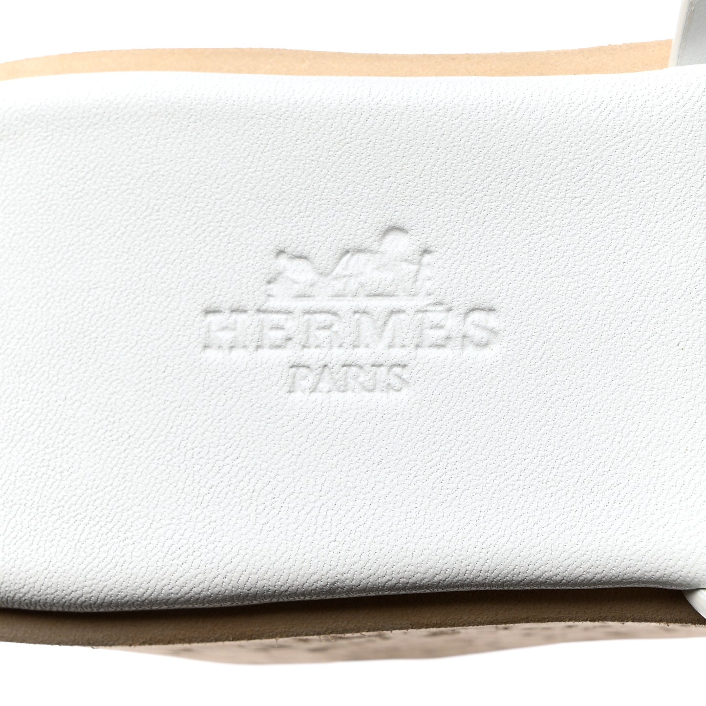 Calfskin Cork Eze 30 Sandals 35 White