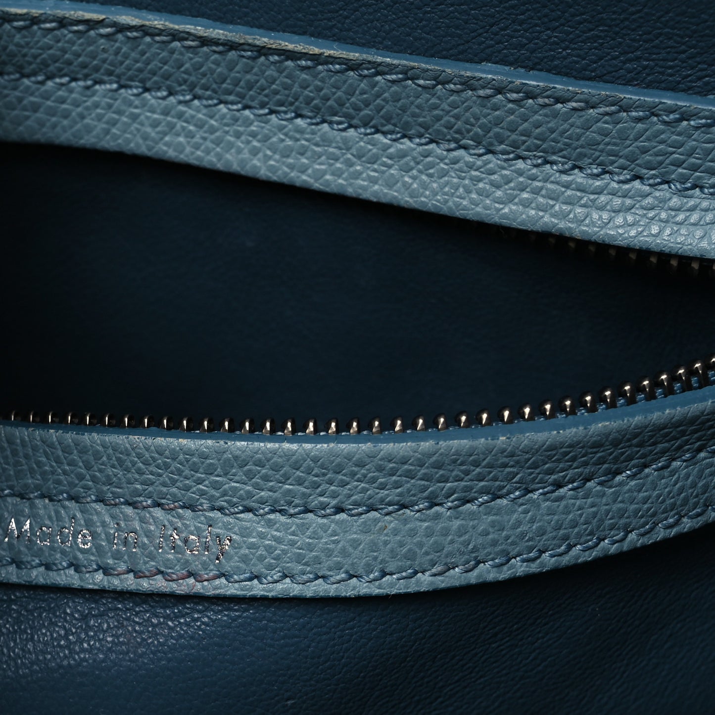 Supple Calfskin Medium Phantom Luggage Slate Blue