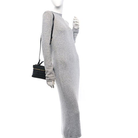 Calfskin Intrecciato Bang Bang Vanity Case Black