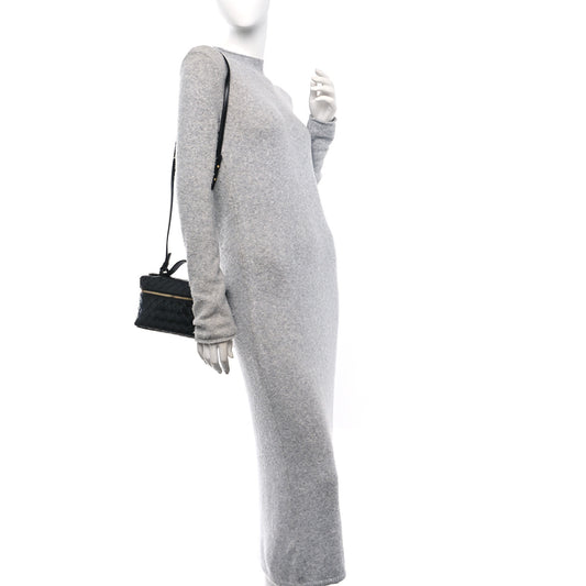 Calfskin Intrecciato Bang Bang Vanity Case Black