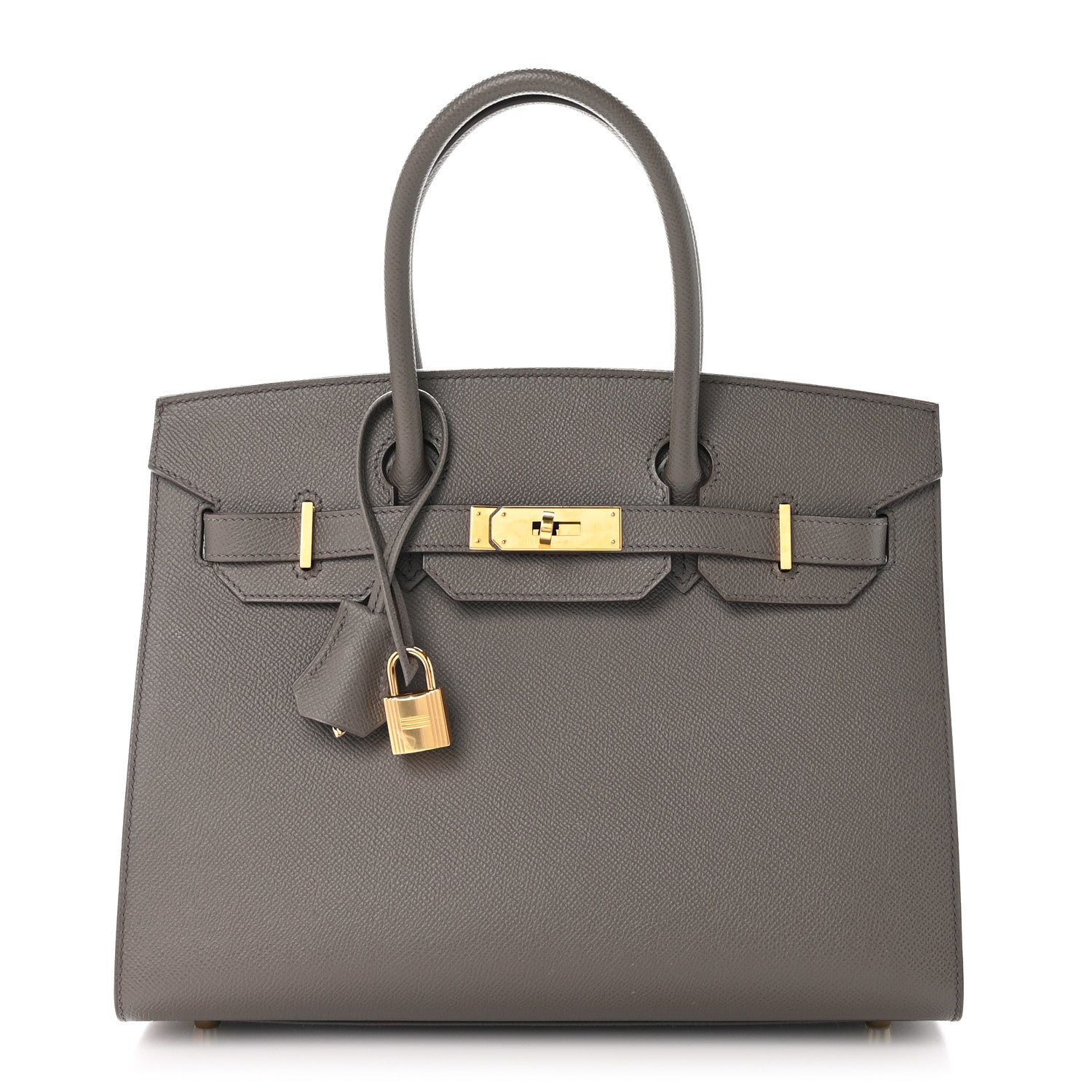 Hermes Epsom Birkin Sellier 30 Etain 1 of 11