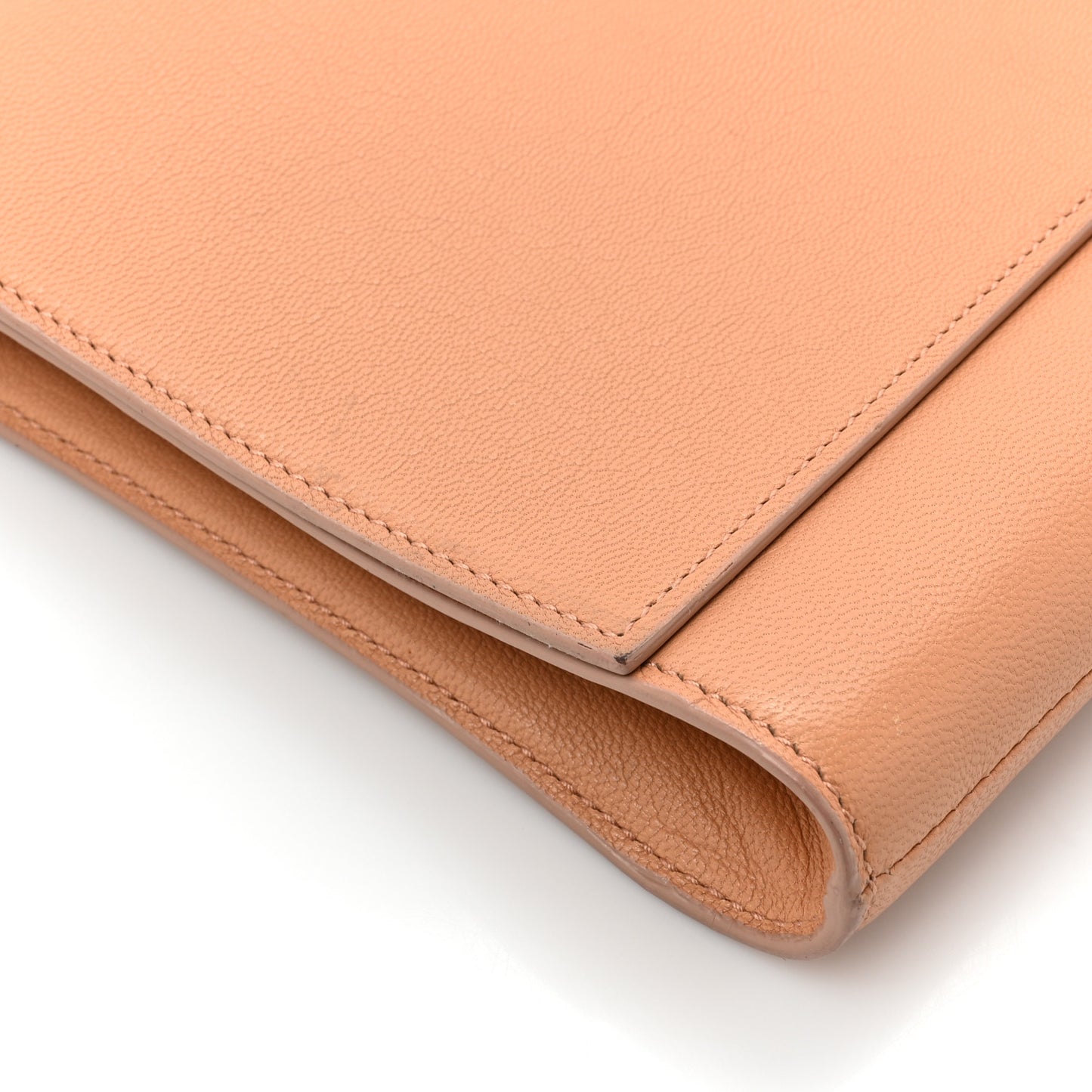 Calfskin Large Belle De Jour Clutch Beige
