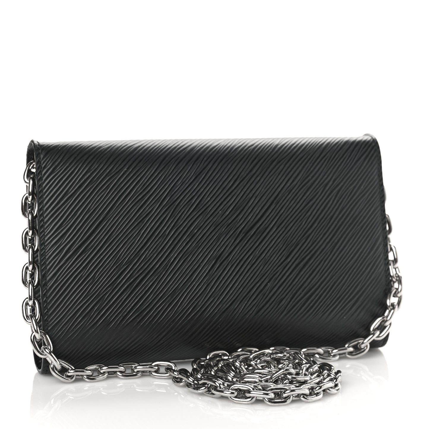 Epi Twist Chain Wallet Black