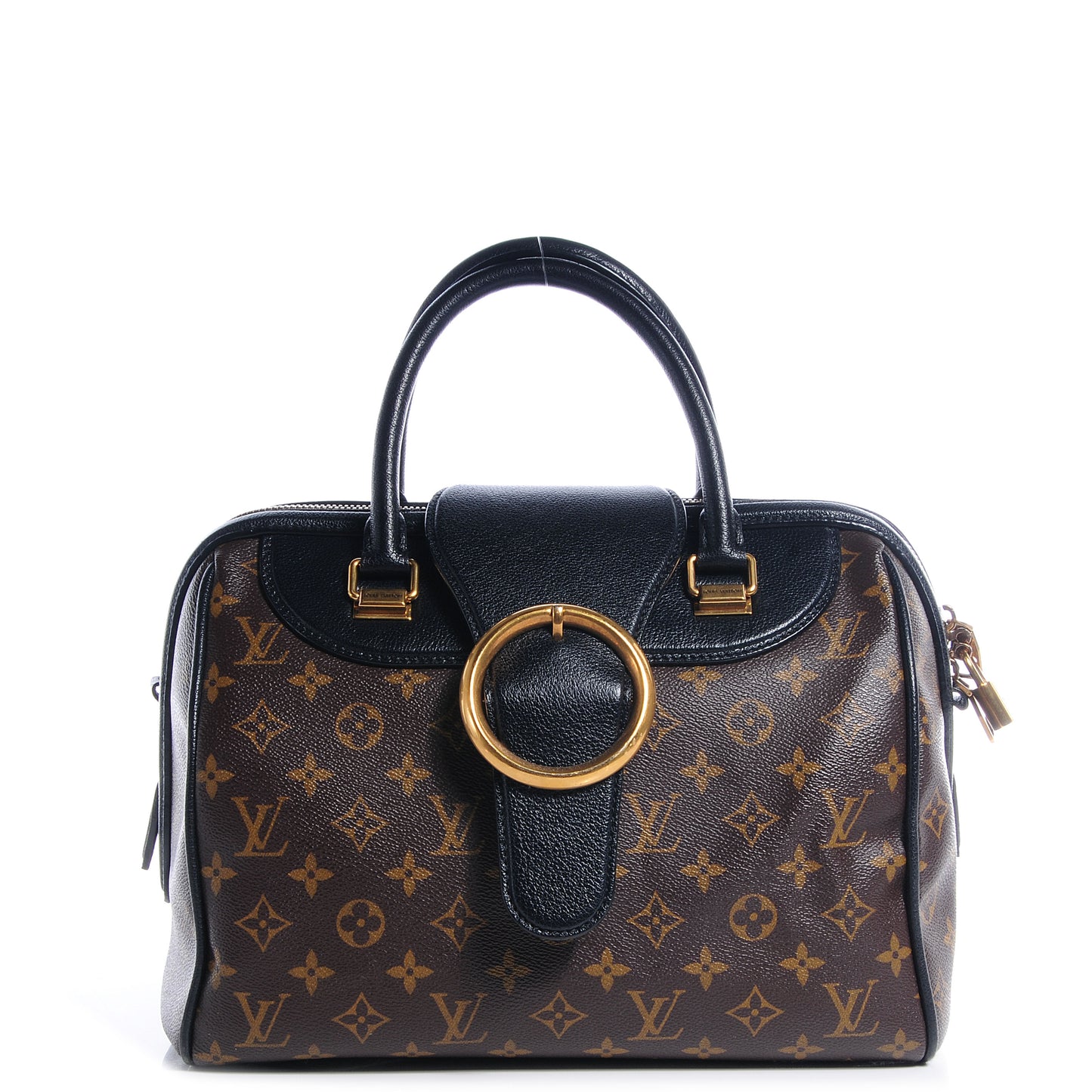 Monogram Golden Arrow Speedy Black