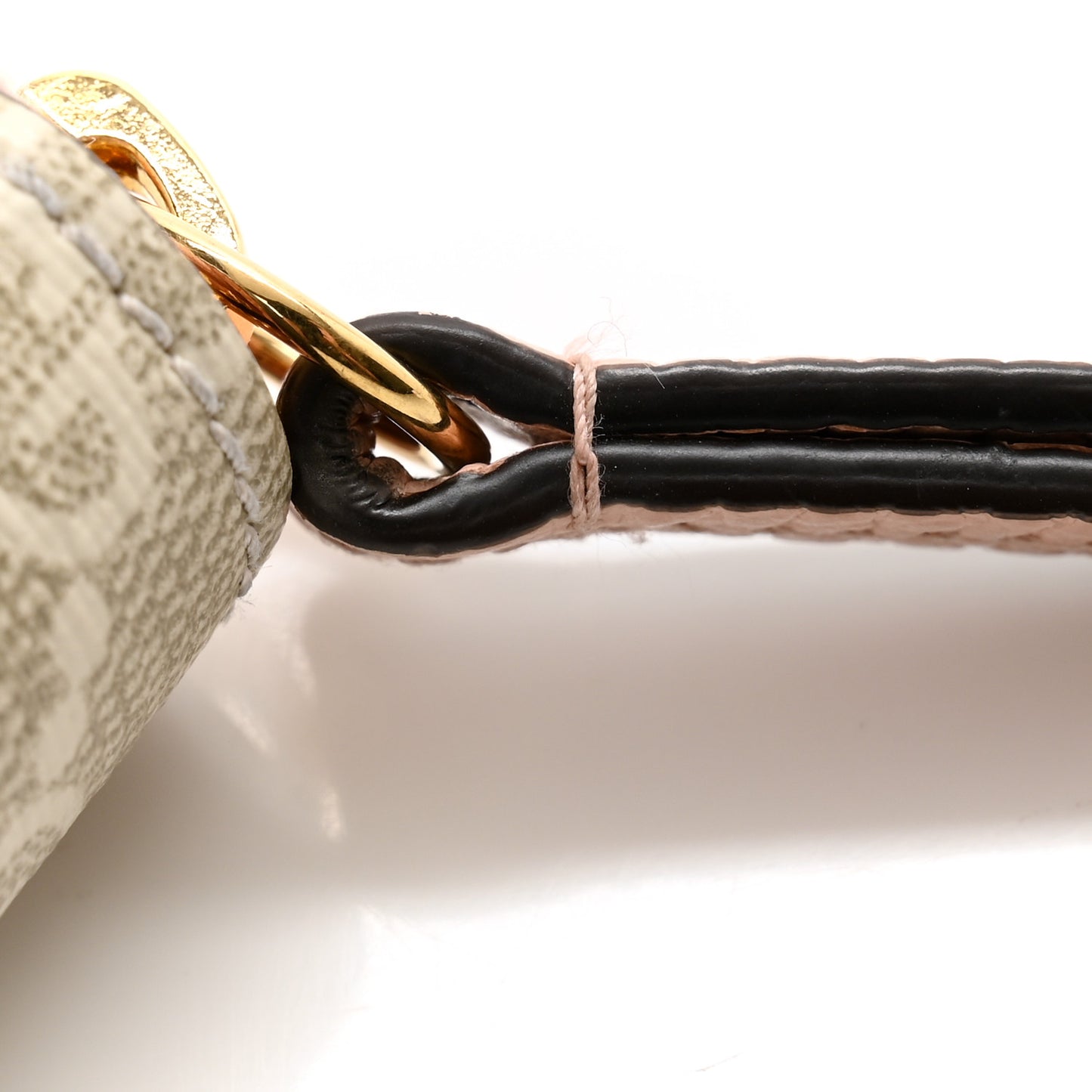 Dollar Calfskin GG Supreme Monogram GG Marmont Zip Around Wallet Light Pink Beige White