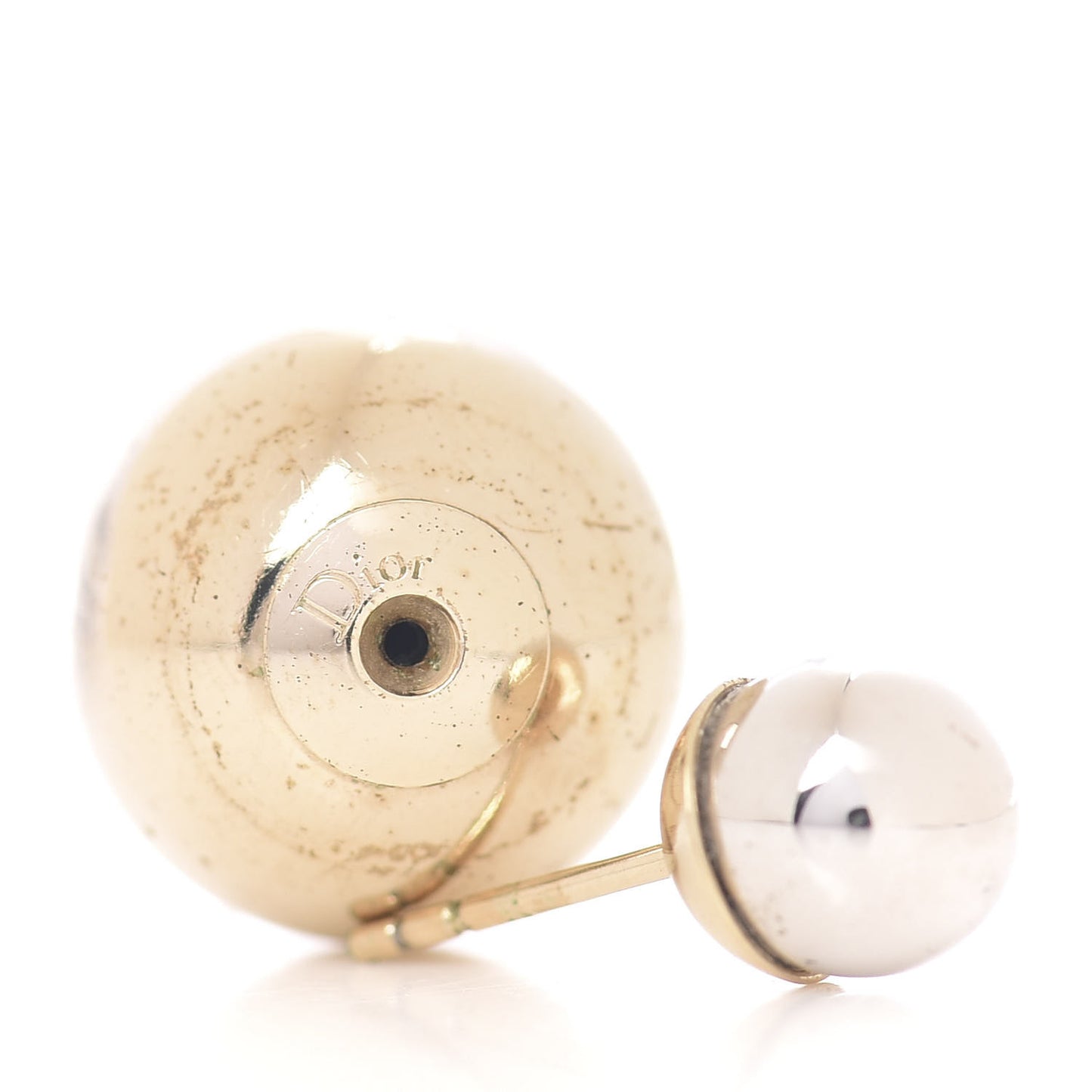 Mise En Dior Tribal Earrings Silver Gold