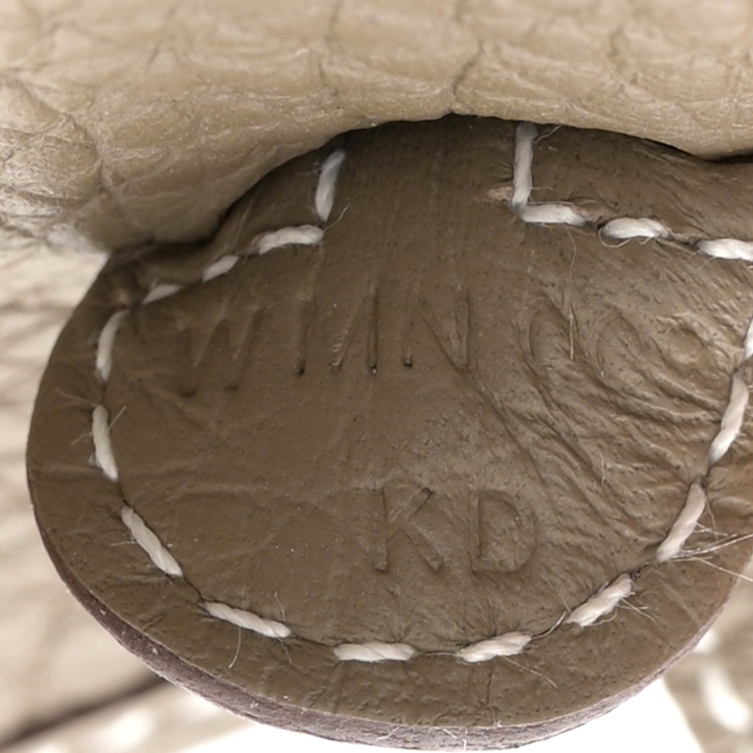 Hermes Taurillon Clemence Amazone Evelyne TPM Etoupe Bleu Indigo 7 of 11