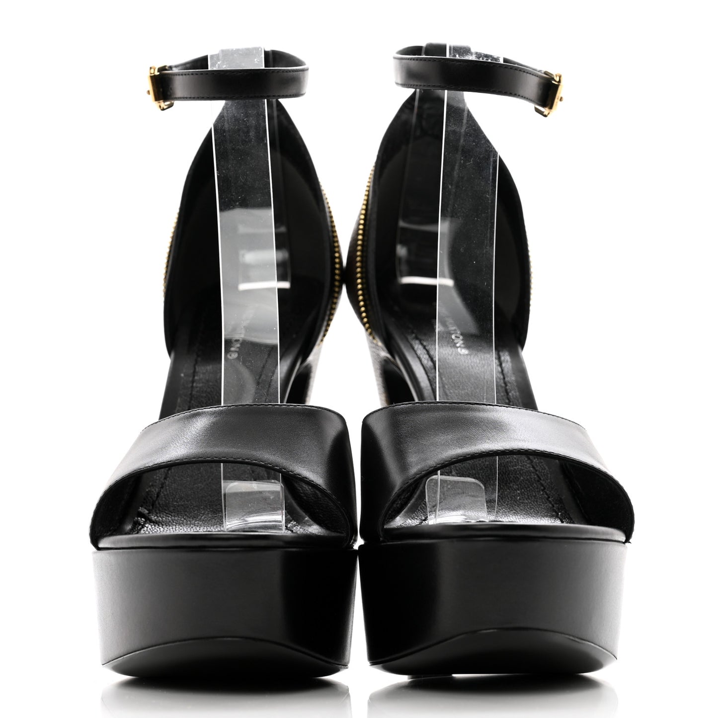 Monogram Afterglow Platform Sandals 36.5 Black
