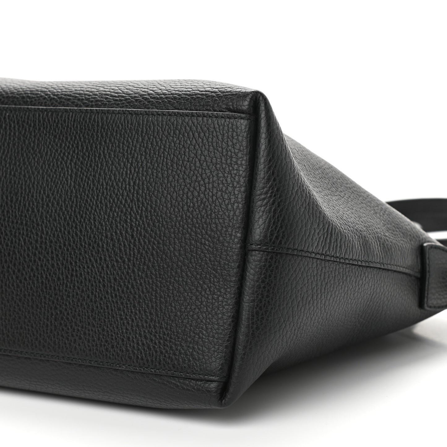 Dollar Calfskin GG Charm Dome Satchel Black