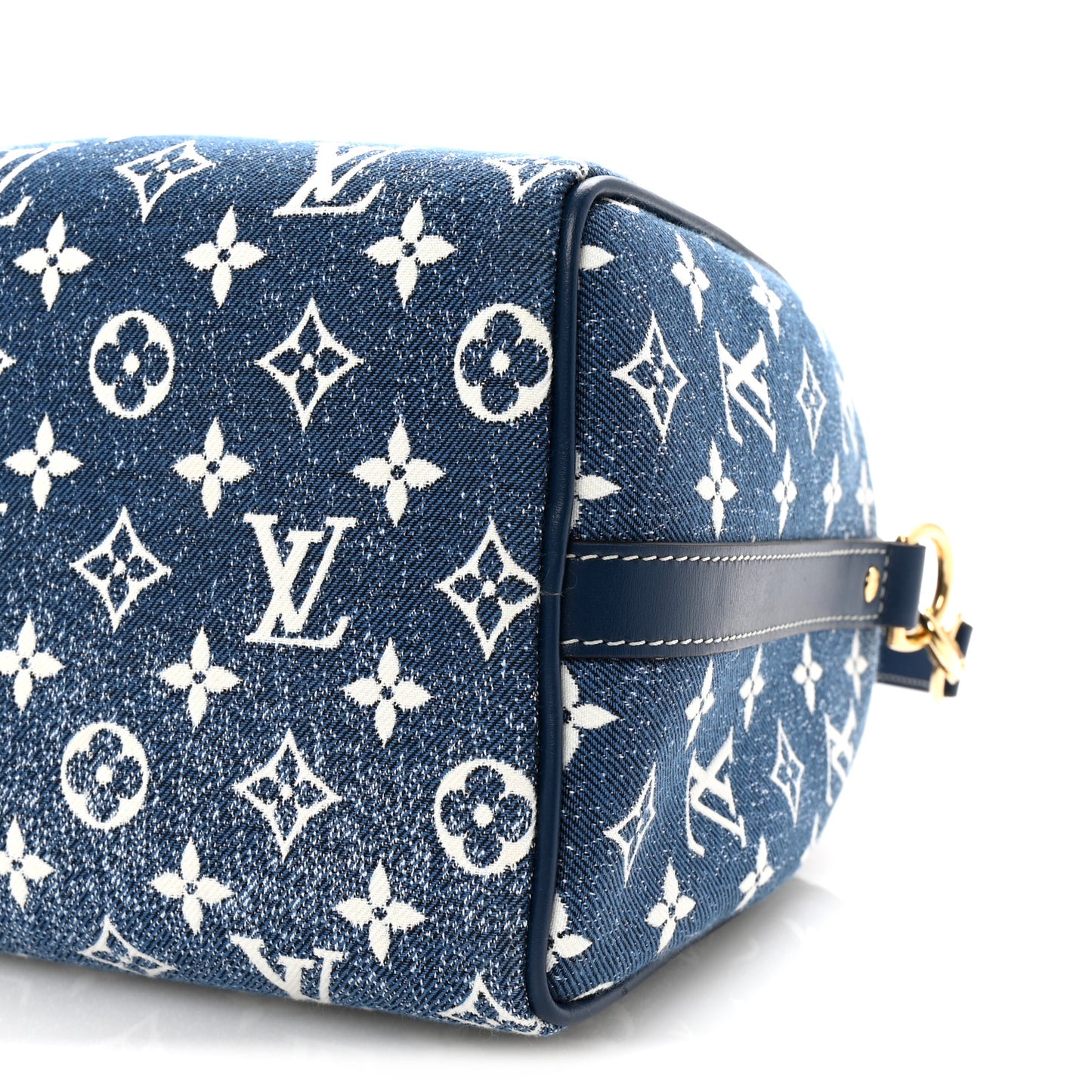 Monogram Jacquard Denim Speedy Bandouliere 25 Bleu
