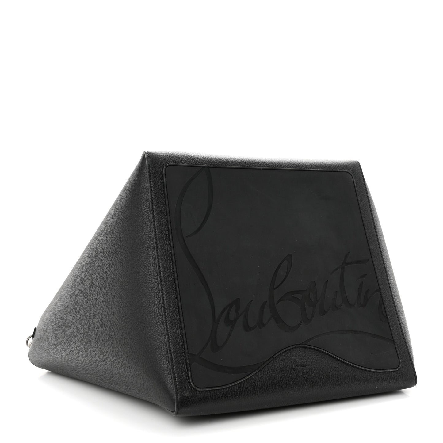 Calfskin Empire Spike Studded Small Cabachic Tote Black
