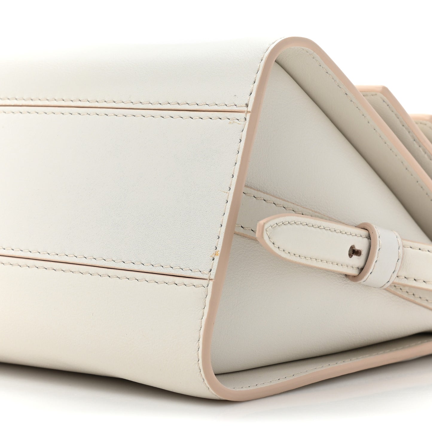 ALEXANDER MCQUEEN Calfskin The Small Story Bag Deep Ivory