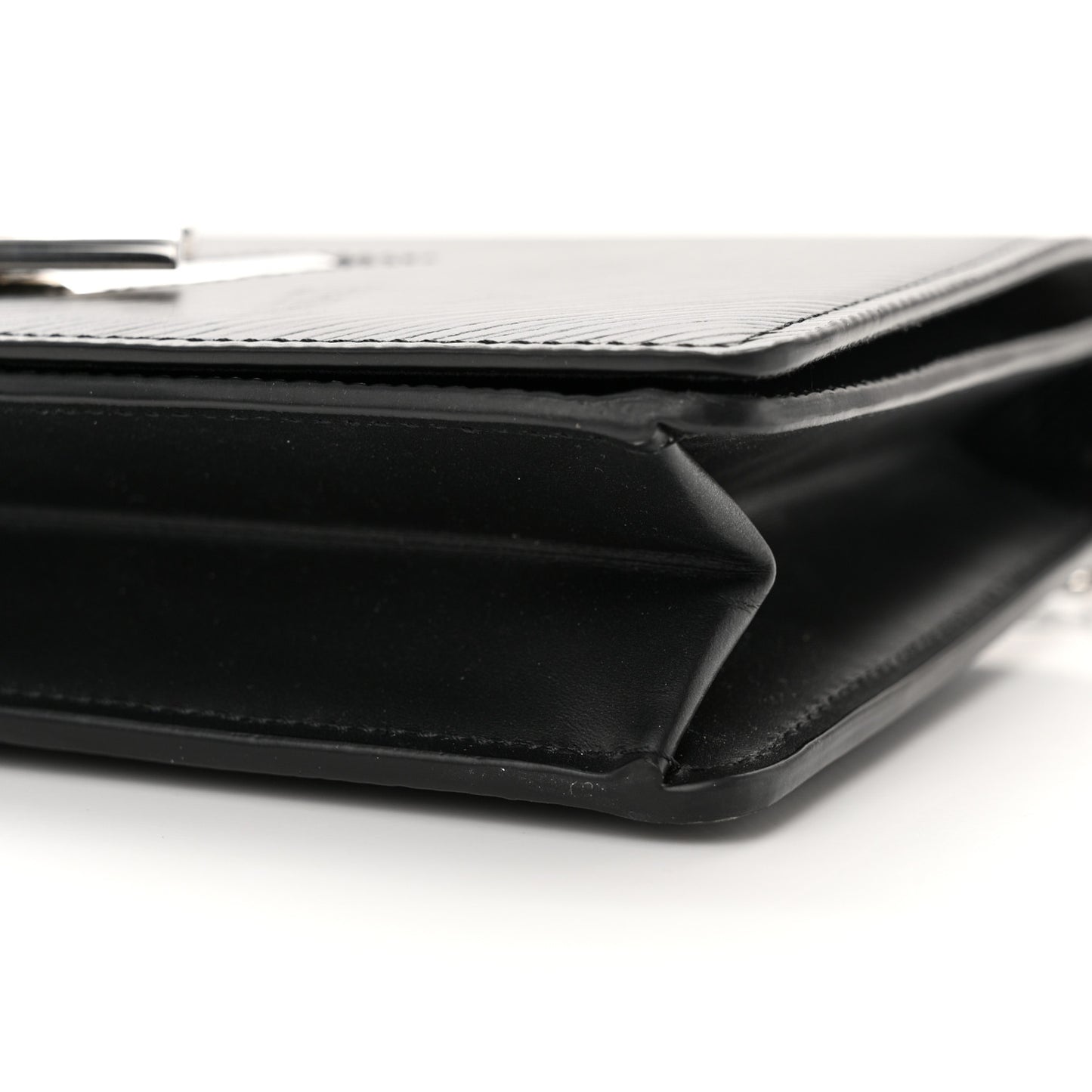 Epi Twist Belt Chain Wallet Black